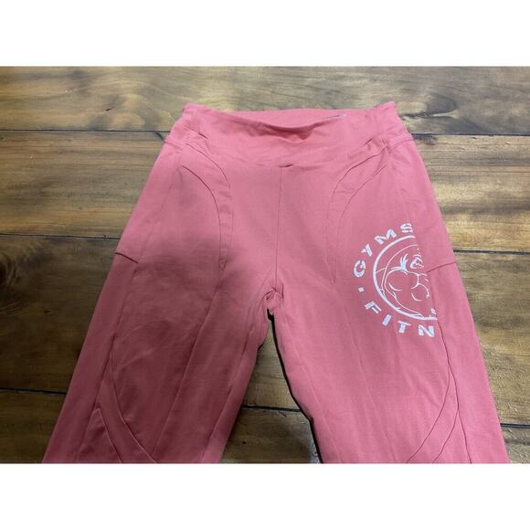 Gymshark Womens Pink Legacy Fitness Panel Leggings Size Medium - Picture 3 of 11